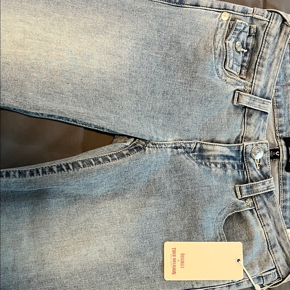 True Religion Women's Light Blue Boot Cut Jeans - Picture 6 of 7